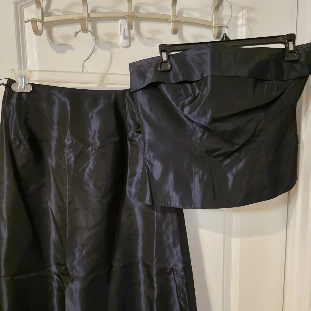 Vera Wang Formal Silk Skirt Set Size Small
